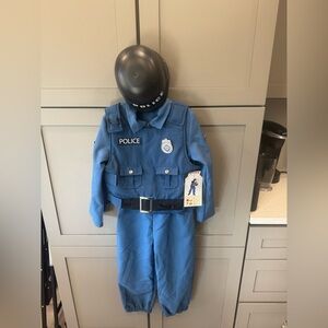 Police Kids Costume - Blue and Black